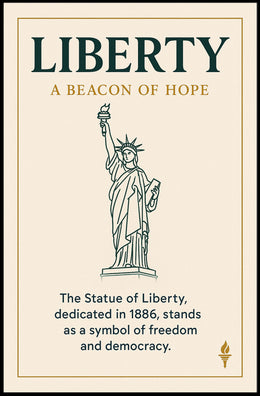 Liberty A Beacon of Hope Poster PosterGoat