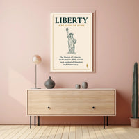Liberty A Beacon of Hope Poster PosterGoat