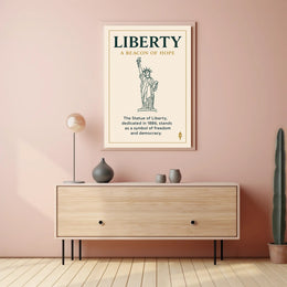 Liberty A Beacon of Hope Poster PosterGoat