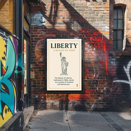 Liberty A Beacon of Hope Poster PosterGoat