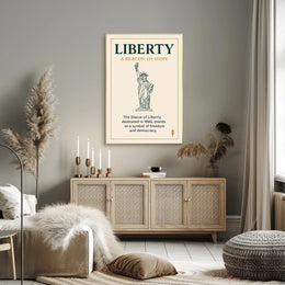 Liberty A Beacon of Hope Poster PosterGoat