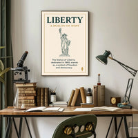 Liberty A Beacon of Hope Poster PosterGoat