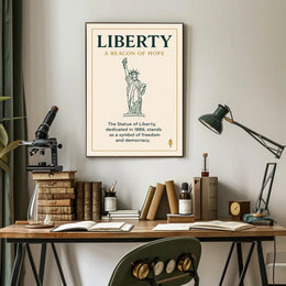 Liberty A Beacon of Hope Poster PosterGoat