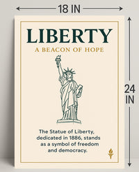 Liberty A Beacon of Hope Poster PosterGoat