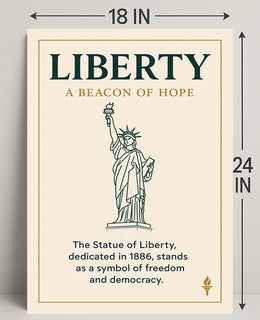Liberty A Beacon of Hope Poster PosterGoat