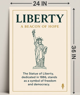 Liberty A Beacon of Hope Poster PosterGoat