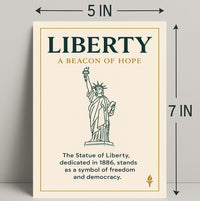 Liberty A Beacon of Hope Poster PosterGoat