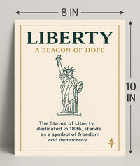 Liberty A Beacon of Hope Poster PosterGoat