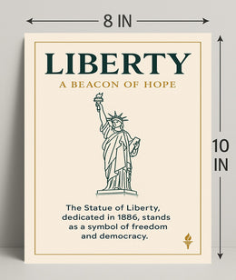 Liberty A Beacon of Hope Poster PosterGoat