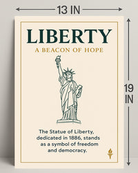 Liberty A Beacon of Hope Poster PosterGoat