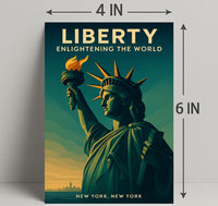 Liberty Enlightening The World Poster PosterGoat