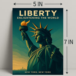 Liberty Enlightening The World Poster PosterGoat
