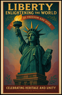 Liberty Enlightening the World Poster PosterGoat