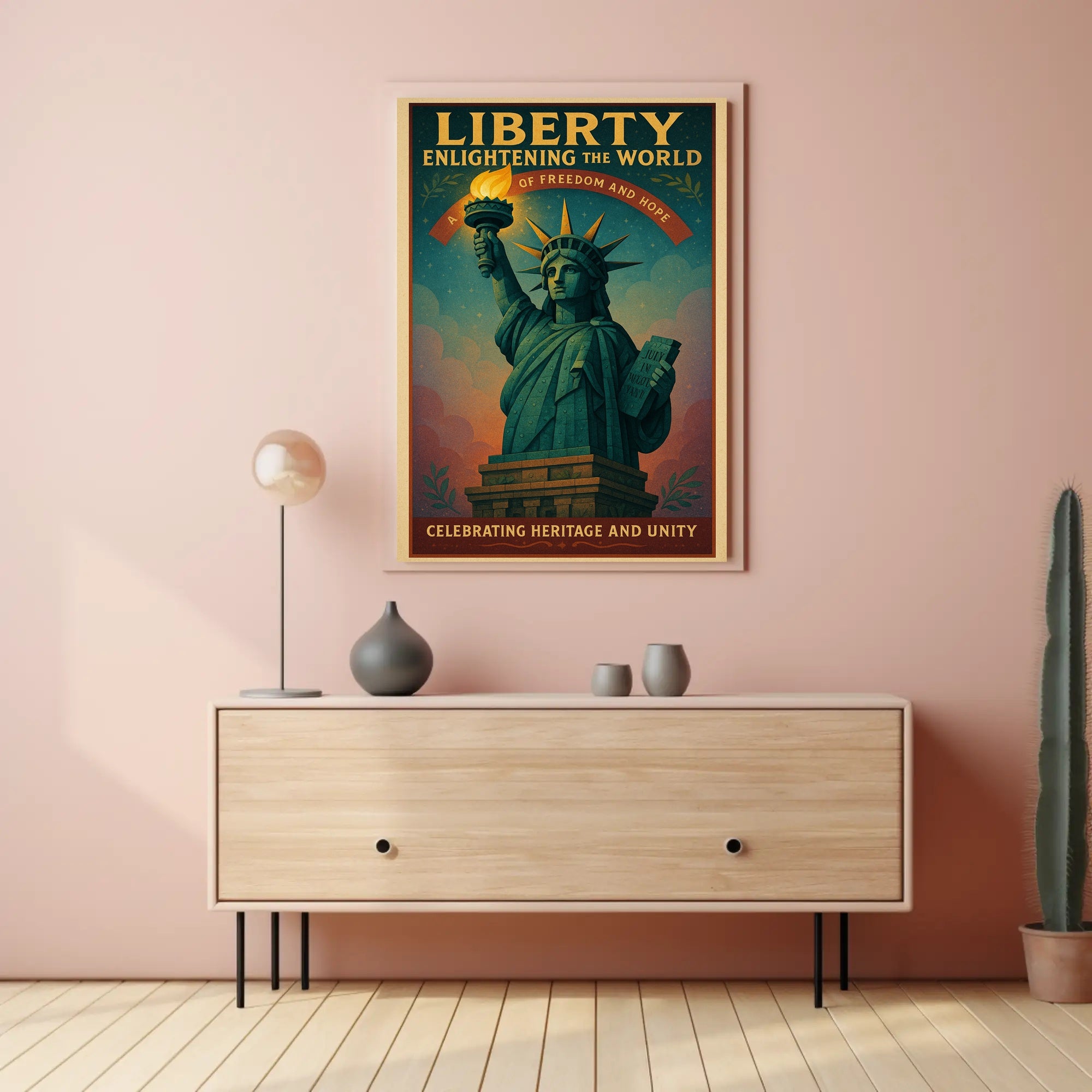 Liberty Enlightening the World Poster PosterGoat
