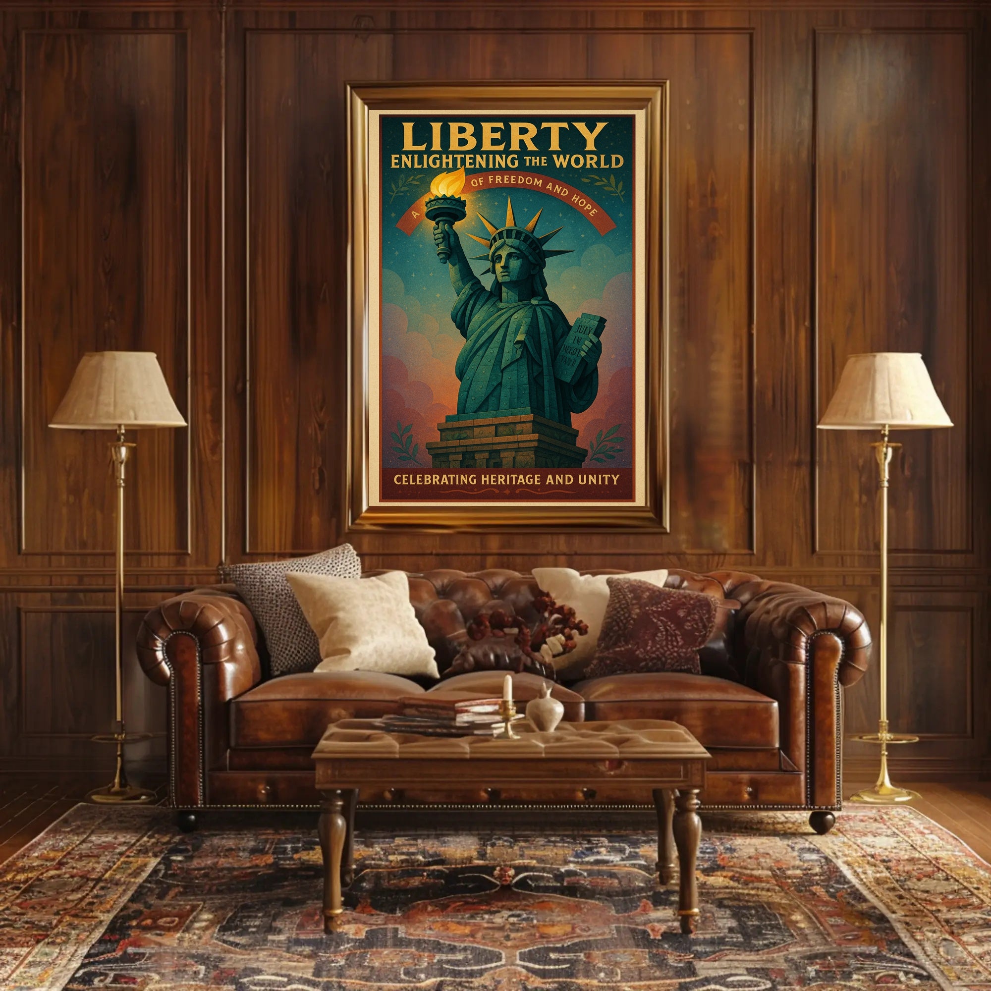 Liberty Enlightening the World Poster PosterGoat
