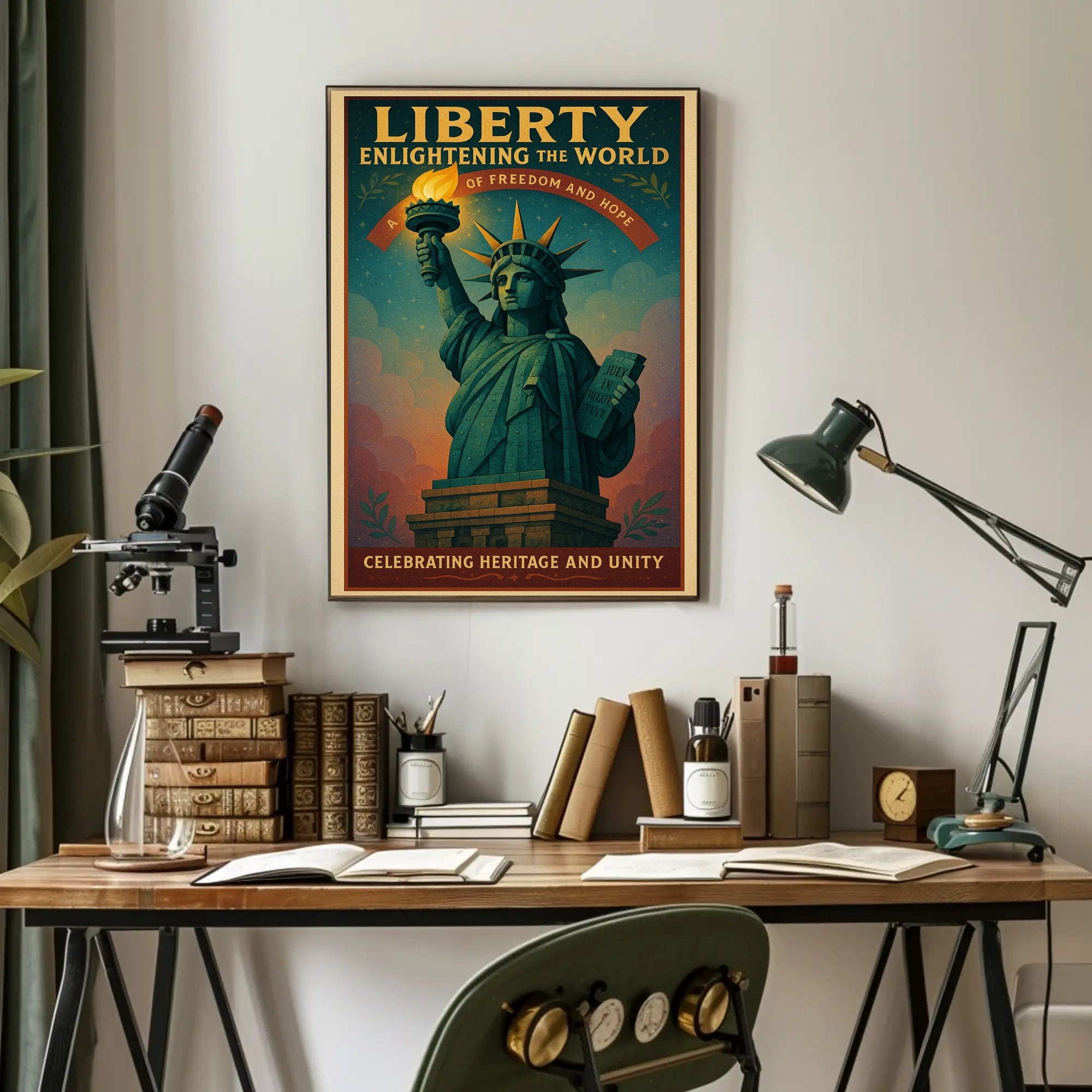 Liberty Enlightening the World Poster PosterGoat