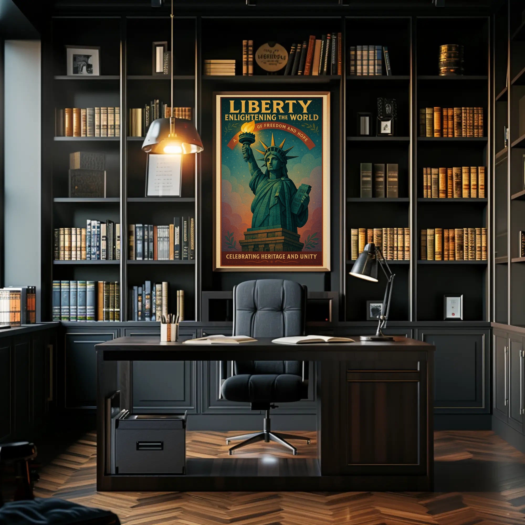 Liberty Enlightening the World Poster PosterGoat