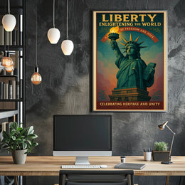 Liberty Enlightening the World Poster PosterGoat