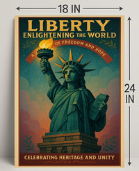 Liberty Enlightening the World Poster PosterGoat