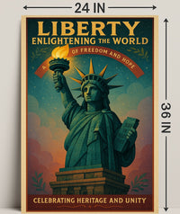 Liberty Enlightening the World Poster PosterGoat