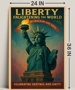 Liberty Enlightening the World Poster PosterGoat
