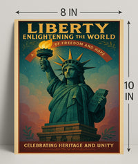 Liberty Enlightening the World Poster PosterGoat