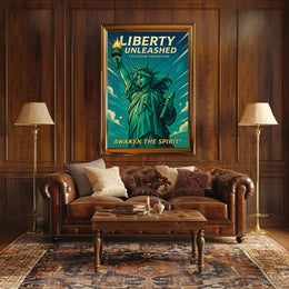 Liberty Unleashed Wall Art Print for Home Decor PosterGoat
