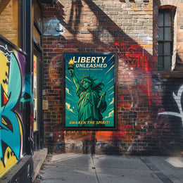 Liberty Unleashed Wall Art Print for Home Decor PosterGoat