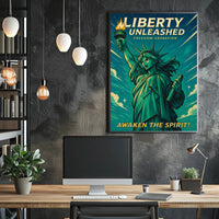 Liberty Unleashed Wall Art Print for Home Decor PosterGoat