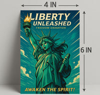 Liberty Unleashed Wall Art Print for Home Decor PosterGoat
