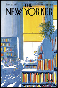 Library Scene 1960s Cultural or Heritage Poster PosterGoat