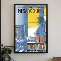 Library Scene 1960s Cultural or Heritage Poster PosterGoat