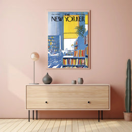 Library Scene 1960s Cultural or Heritage Poster PosterGoat