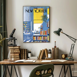 Library Scene 1960s Cultural or Heritage Poster PosterGoat