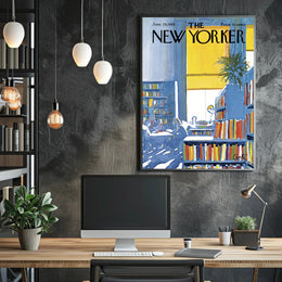 Library Scene 1960s Cultural or Heritage Poster PosterGoat