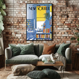 Library Scene 1960s Cultural or Heritage Poster PosterGoat