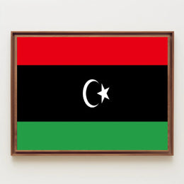 Libya National Flag Patriotic Country Flag Poster PosterGoat