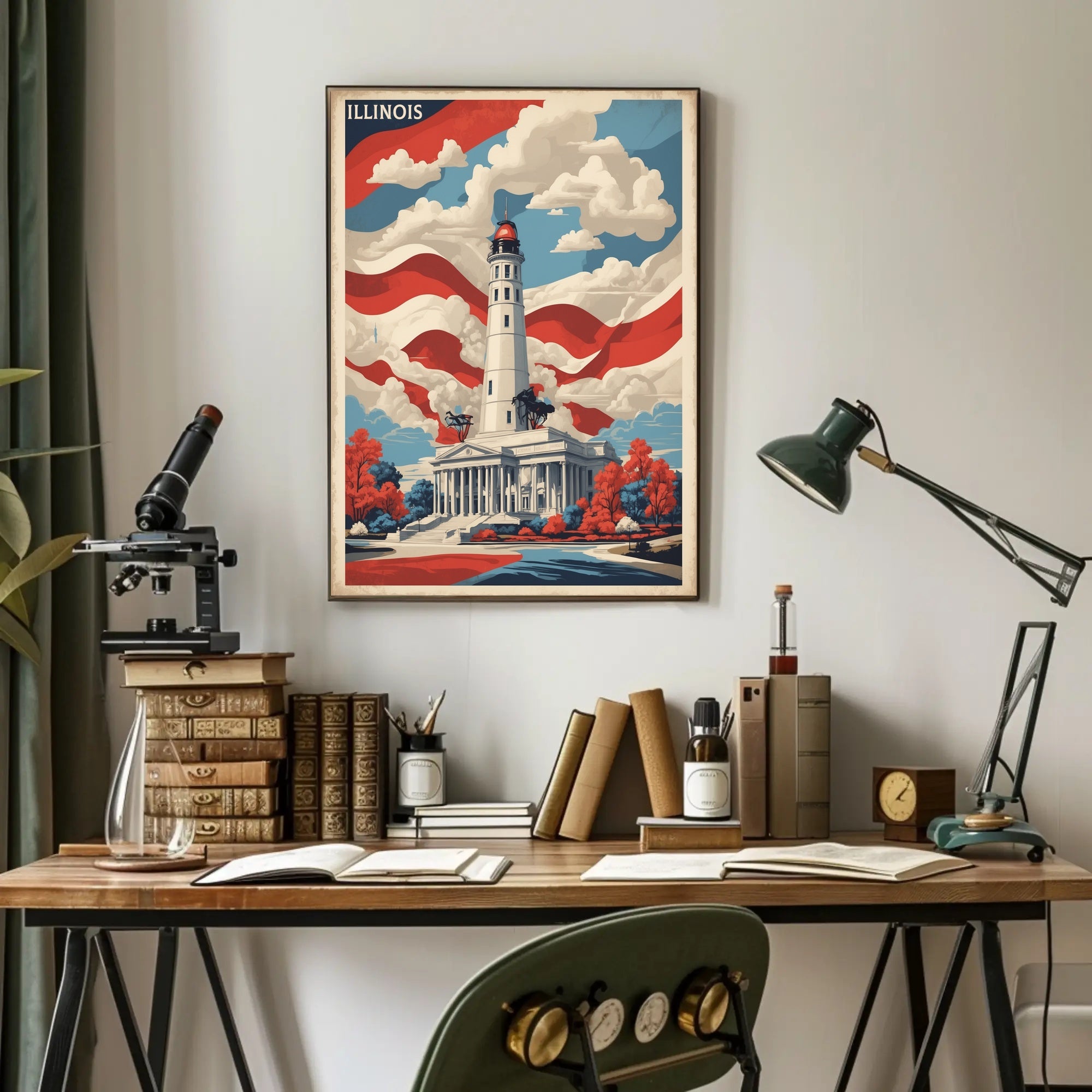 Lighthouse and Heritage Vibes: Cultural or Heritage Poster PosterGoat