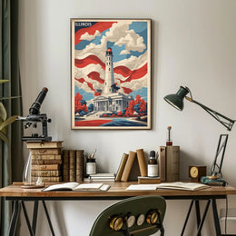 Lighthouse and Heritage Vibes: Cultural or Heritage Poster PosterGoat
