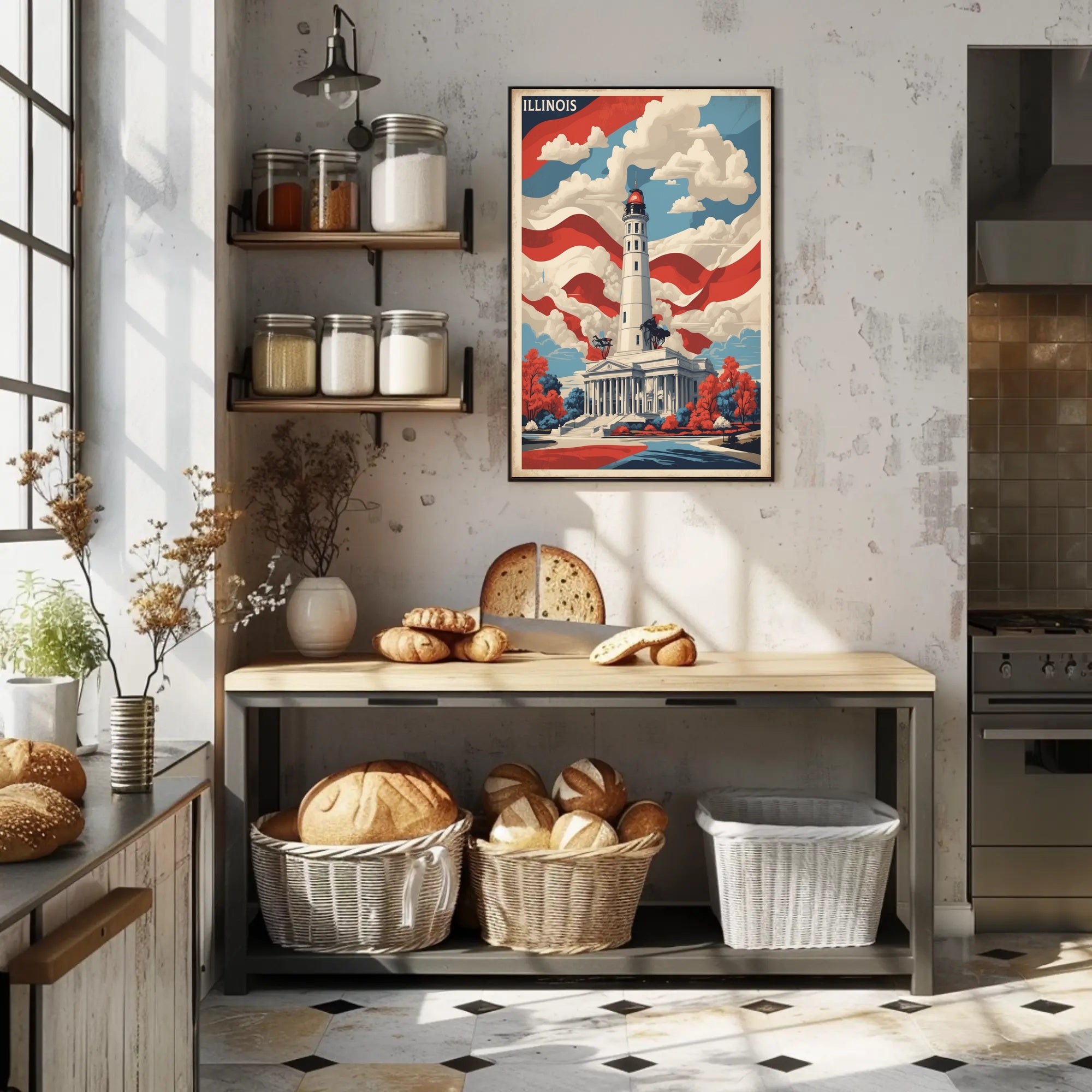 Lighthouse and Heritage Vibes: Cultural or Heritage Poster PosterGoat