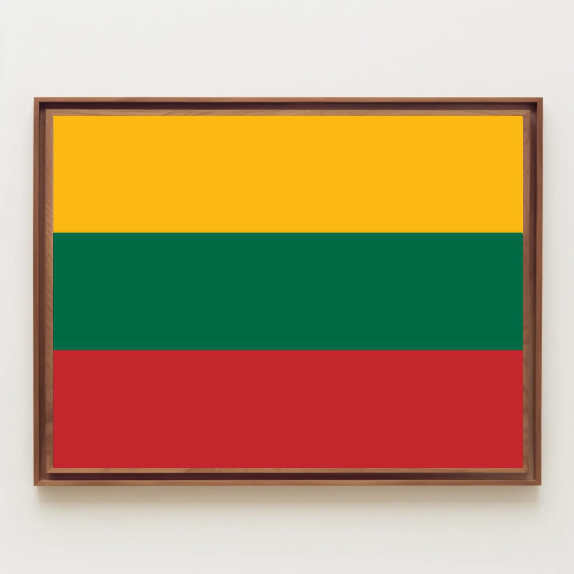 Lithuanian National Flag Bold Design Country Flag Poster PosterGoat