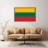 Lithuanian National Flag Bold Design Country Flag Poster PosterGoat