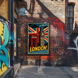 Lively London Landmarks: A Pop Culture Poster PosterGoat
