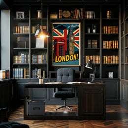 Lively London Landmarks: A Pop Culture Poster PosterGoat