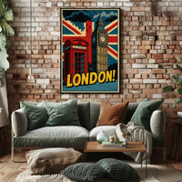 Lively London Landmarks: A Pop Culture Poster PosterGoat