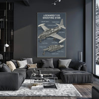 Lockheed T-33 Shooting Star Poster PosterGoat