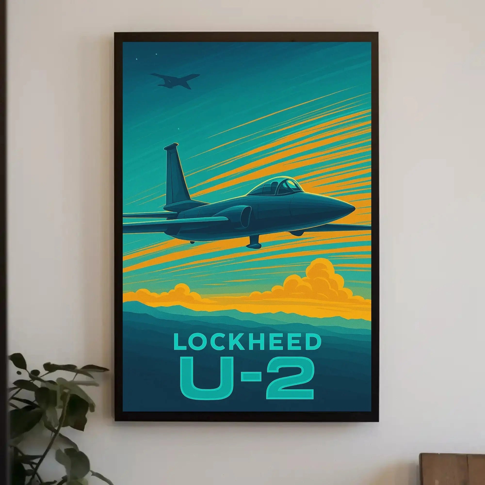 Lockheed U-2 Cold War Era Vintage Aviation Poster PosterGoat