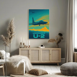 Lockheed U-2 Cold War Era Vintage Aviation Poster PosterGoat