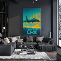 Lockheed U-2 Cold War Era Vintage Aviation Poster PosterGoat