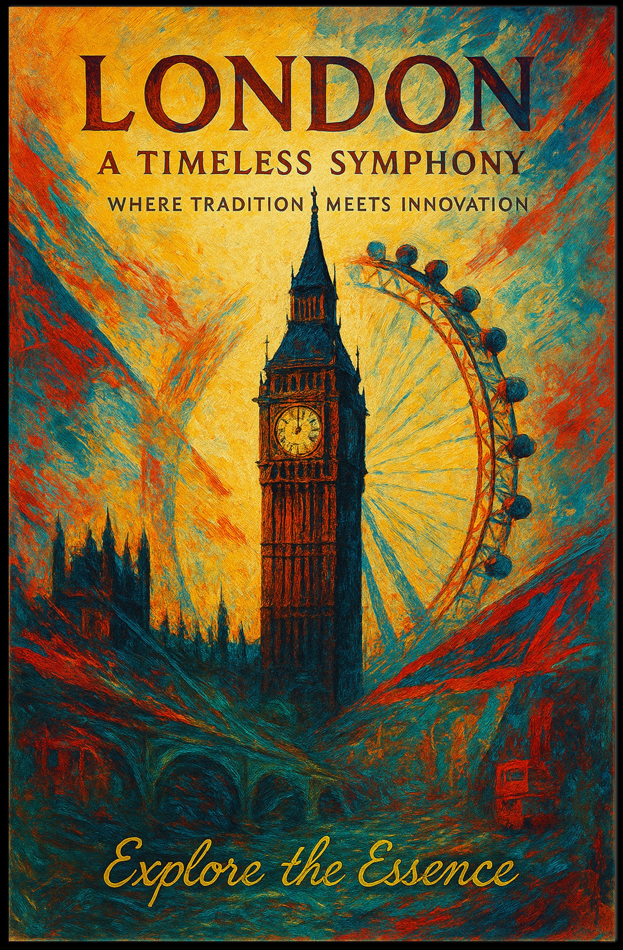 London A Timeless Symphony Poster PosterGoat